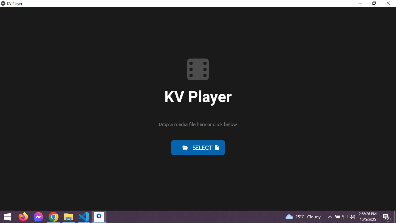 KVPlayer Main Screen